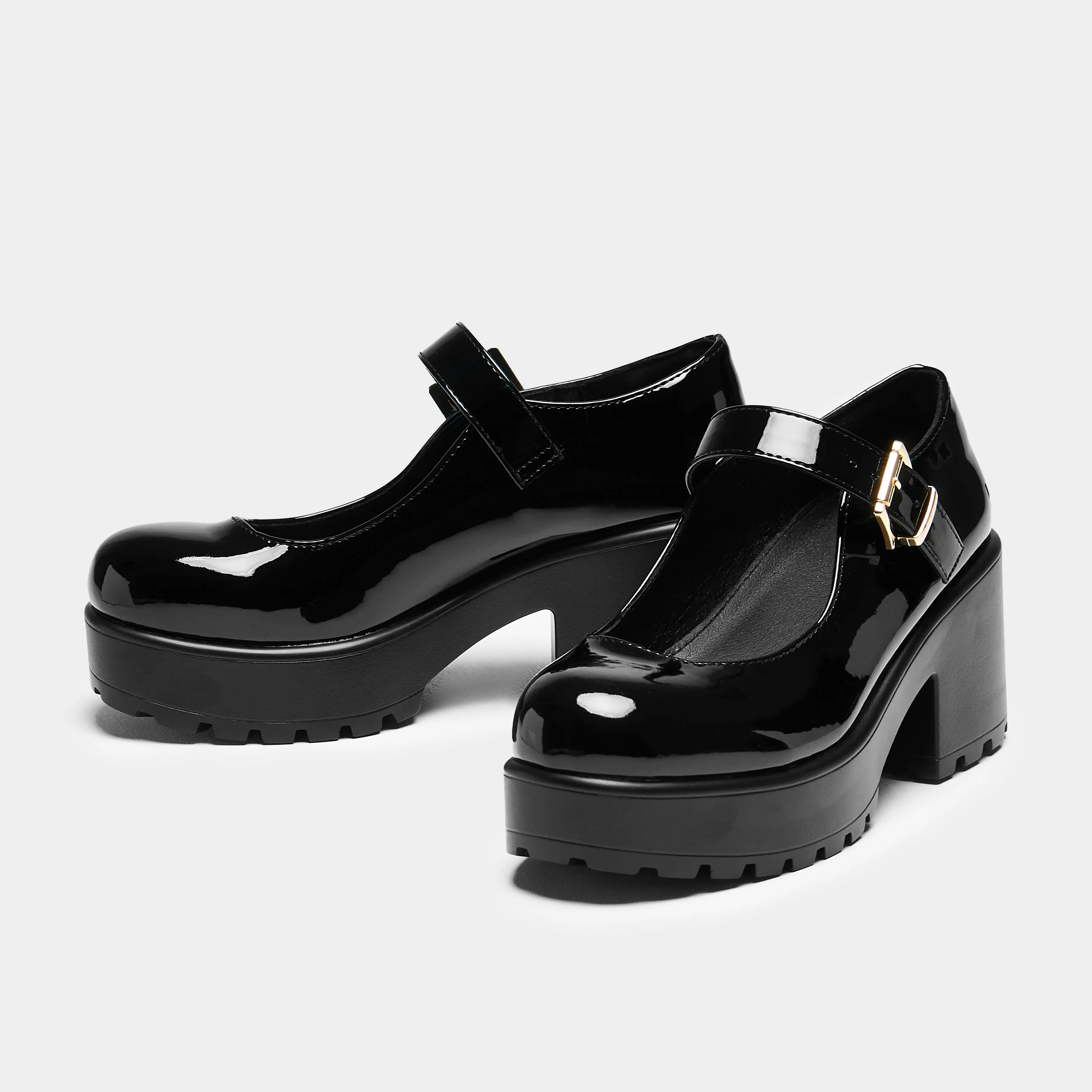 TIRA Black Mary Jane Shoes 'Patent Edition'
