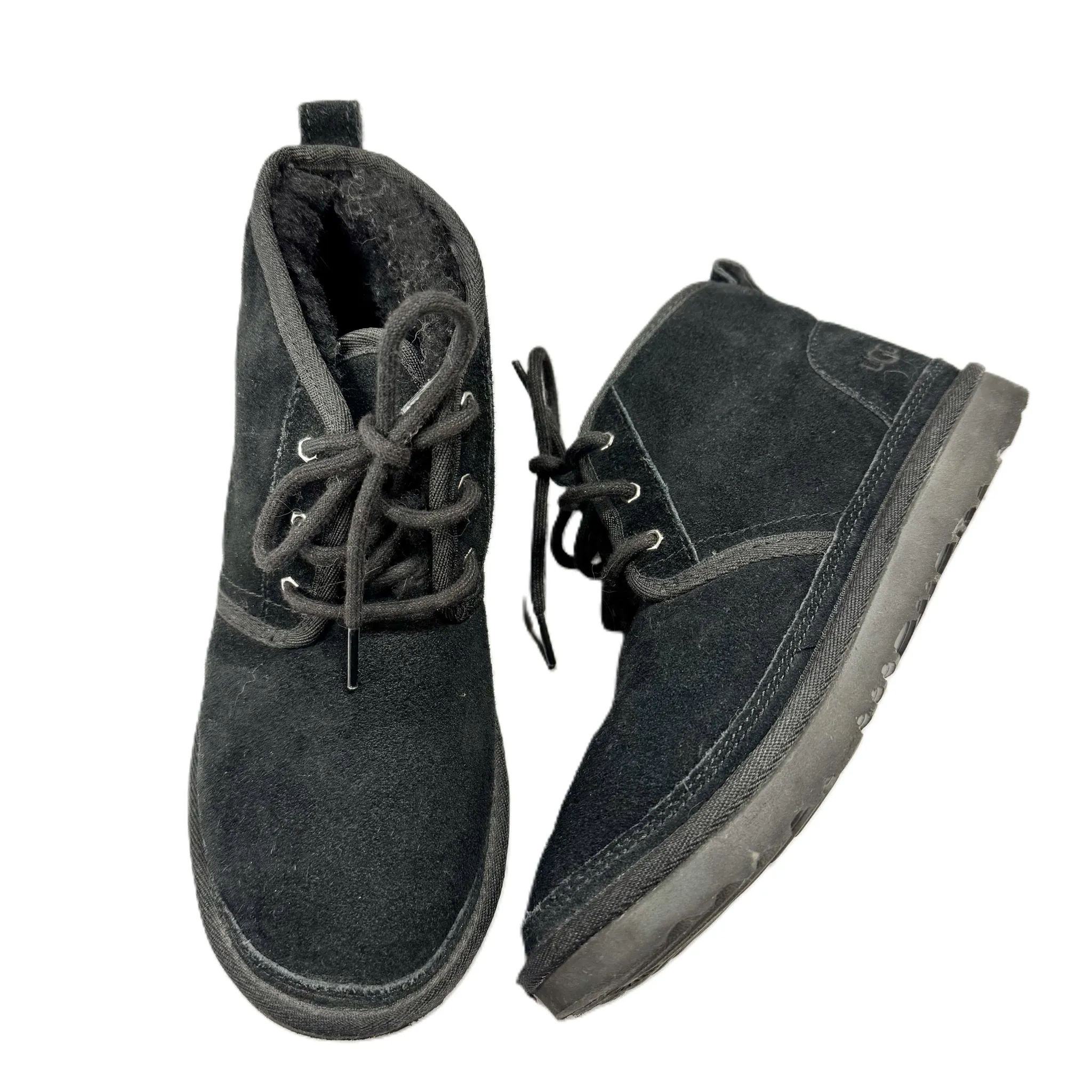 Boots Designer By Ugg In Black, Size: 5 World Walk