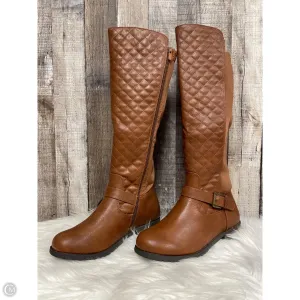 Boots Knee Flats By Forever In Brown, Size: 7 Hunting Trip