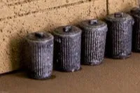Trash Can (4of) - N Scale