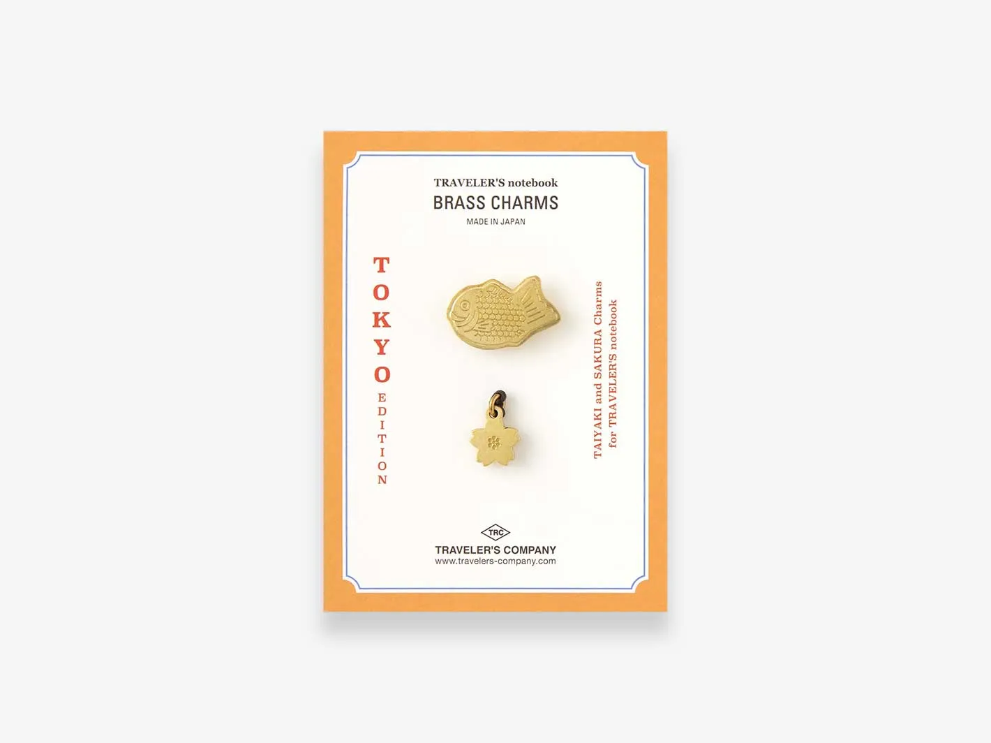 TRAVELER'S notebook Brass Charm TOKYO Edition