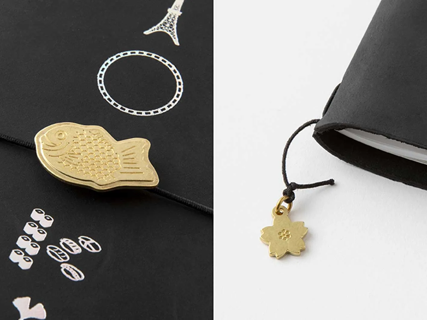 TRAVELER'S notebook Brass Charm TOKYO Edition