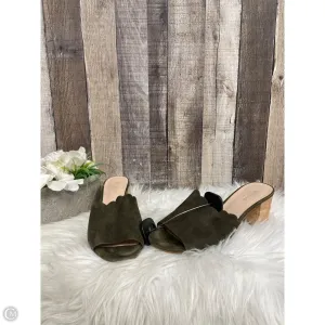 Fashion Edge Shoes Designer By Kate Spade In Green, Size: 8.5