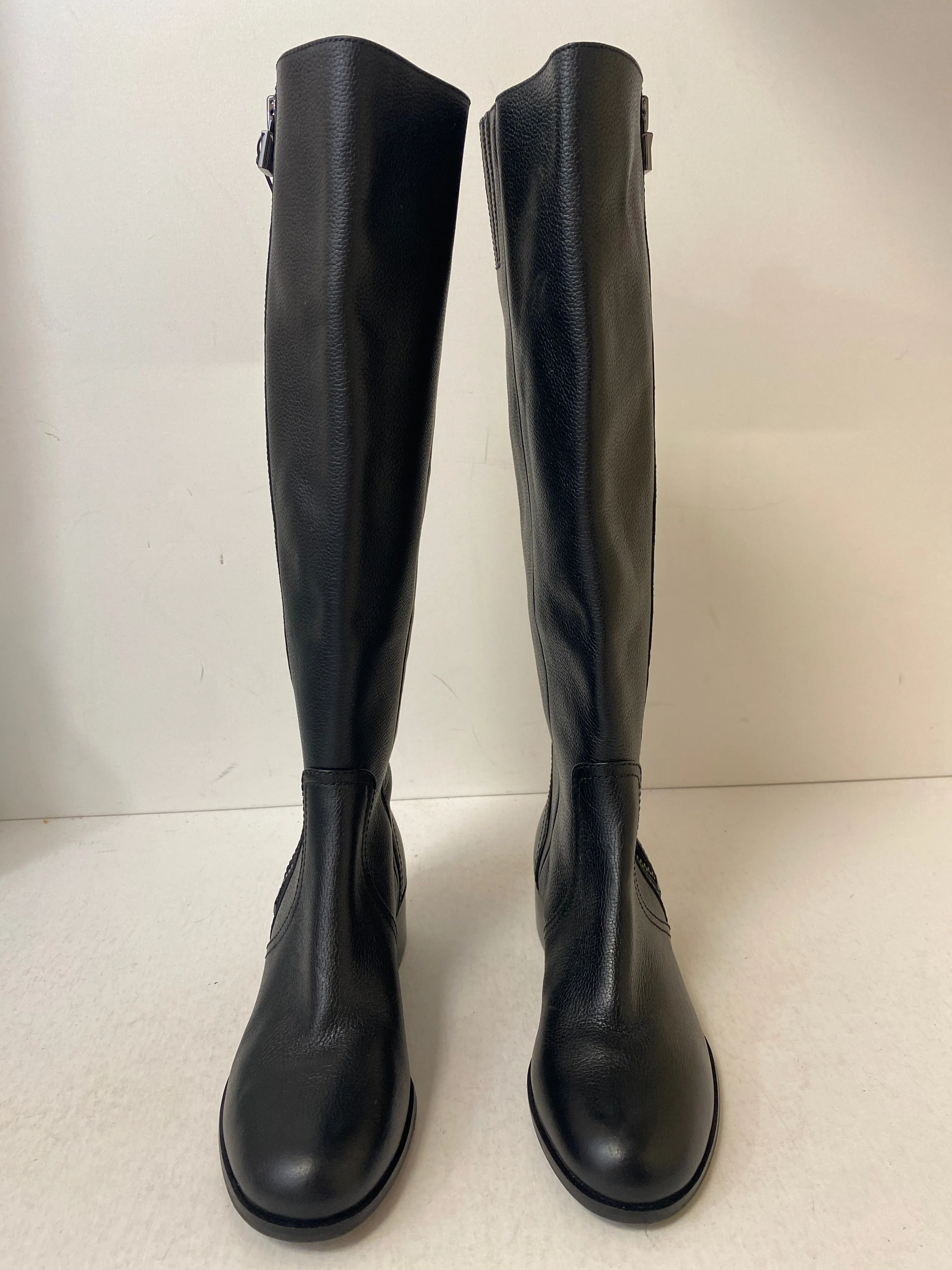 Boots Knee Flats By Michael Kors In Black, Size: 5 Rollbar Stability Anti   Slip Sole