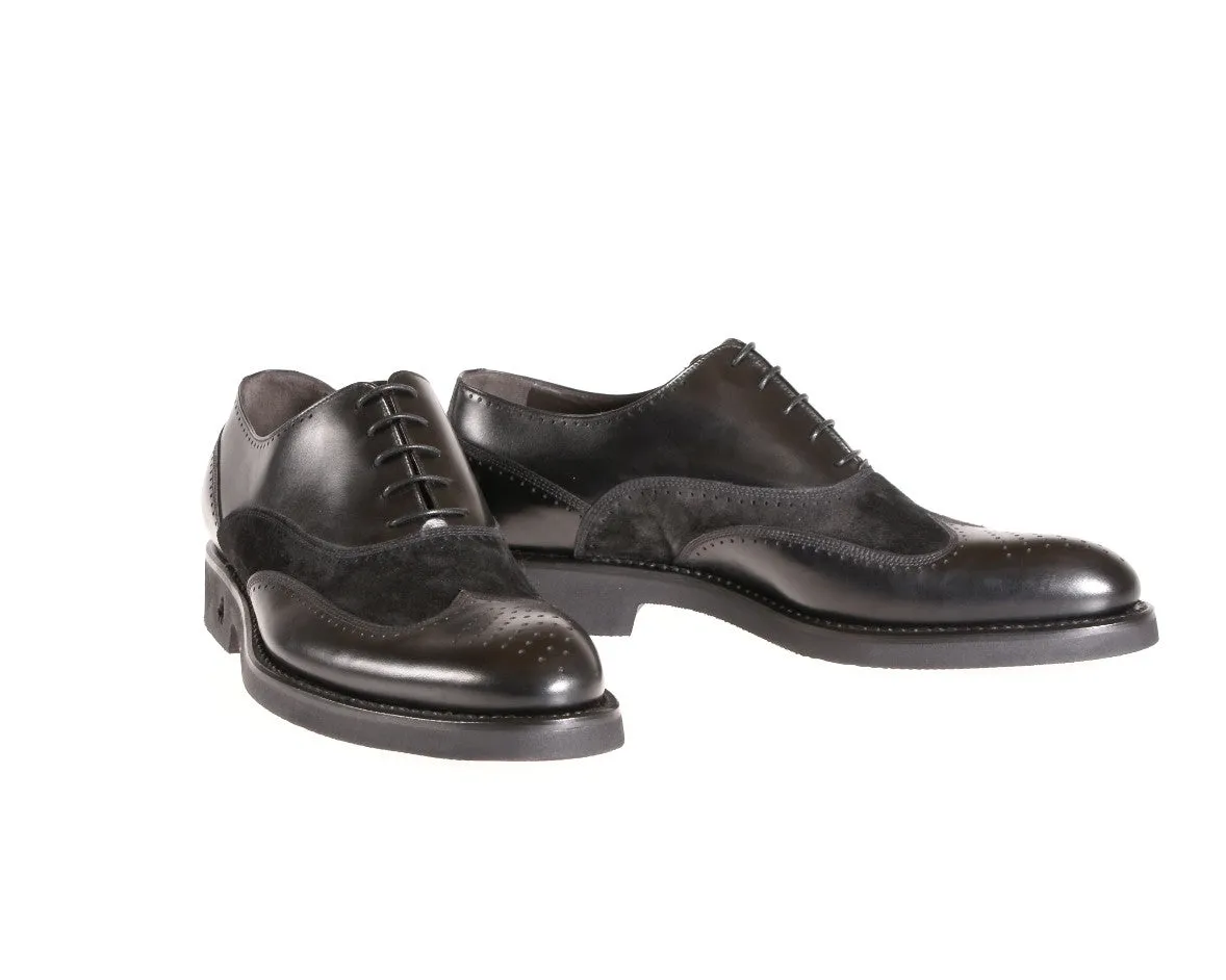 Trentino Black Tie Oxford Shoes
