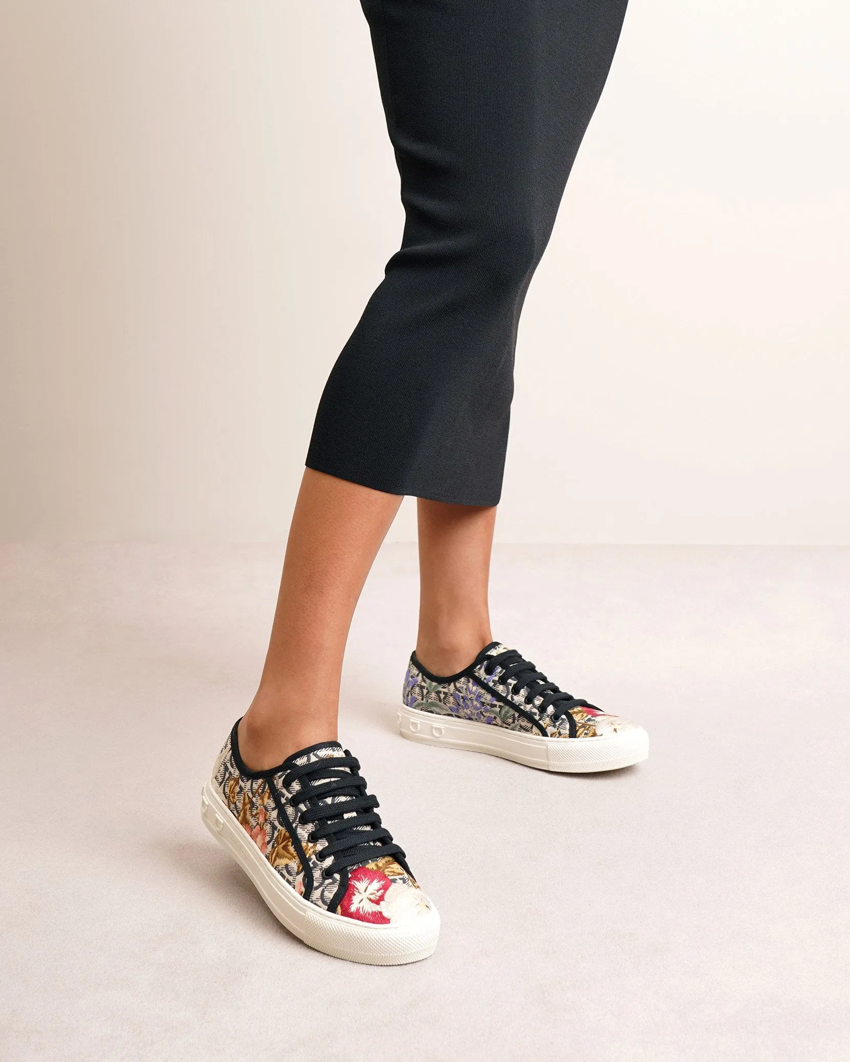 Tully ricamo garden embroidery sneakers