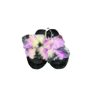 All Day Travel Light Slippers Designer By Ugg In Black & Purple