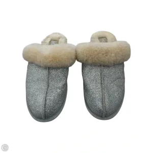 Anti Odor Gym Workout Form Ease Slippers Designer By Ugg In Silver