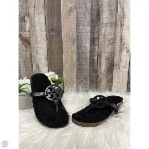 Sandals Designer By Tory Burch In Black, Size: 10 Comfortable Design Non Restrictive Fit