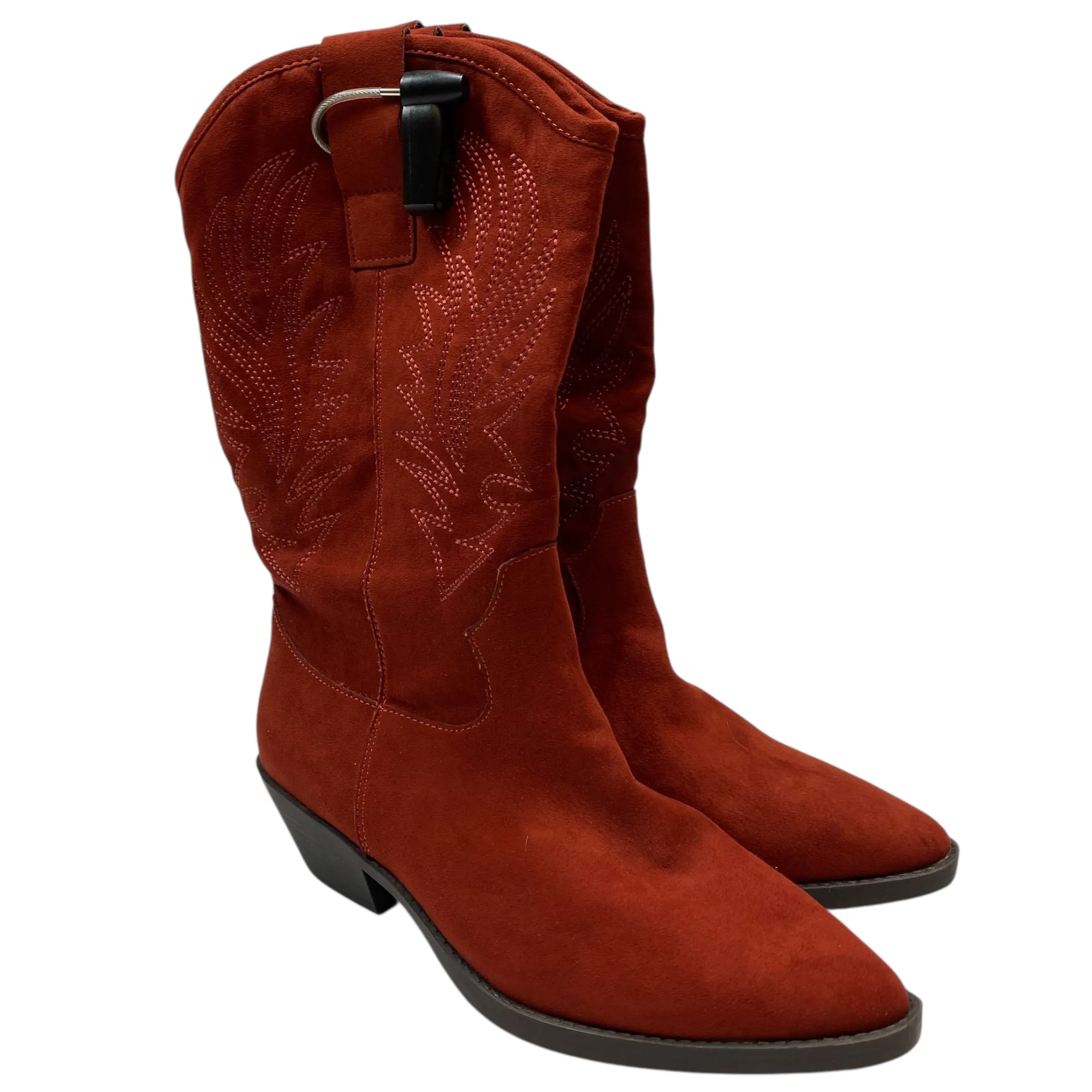 Boots Western By Wonderly In Red, Size:6 Shock Absorbing Active Nomad Feather Light Rough Trail Hiker