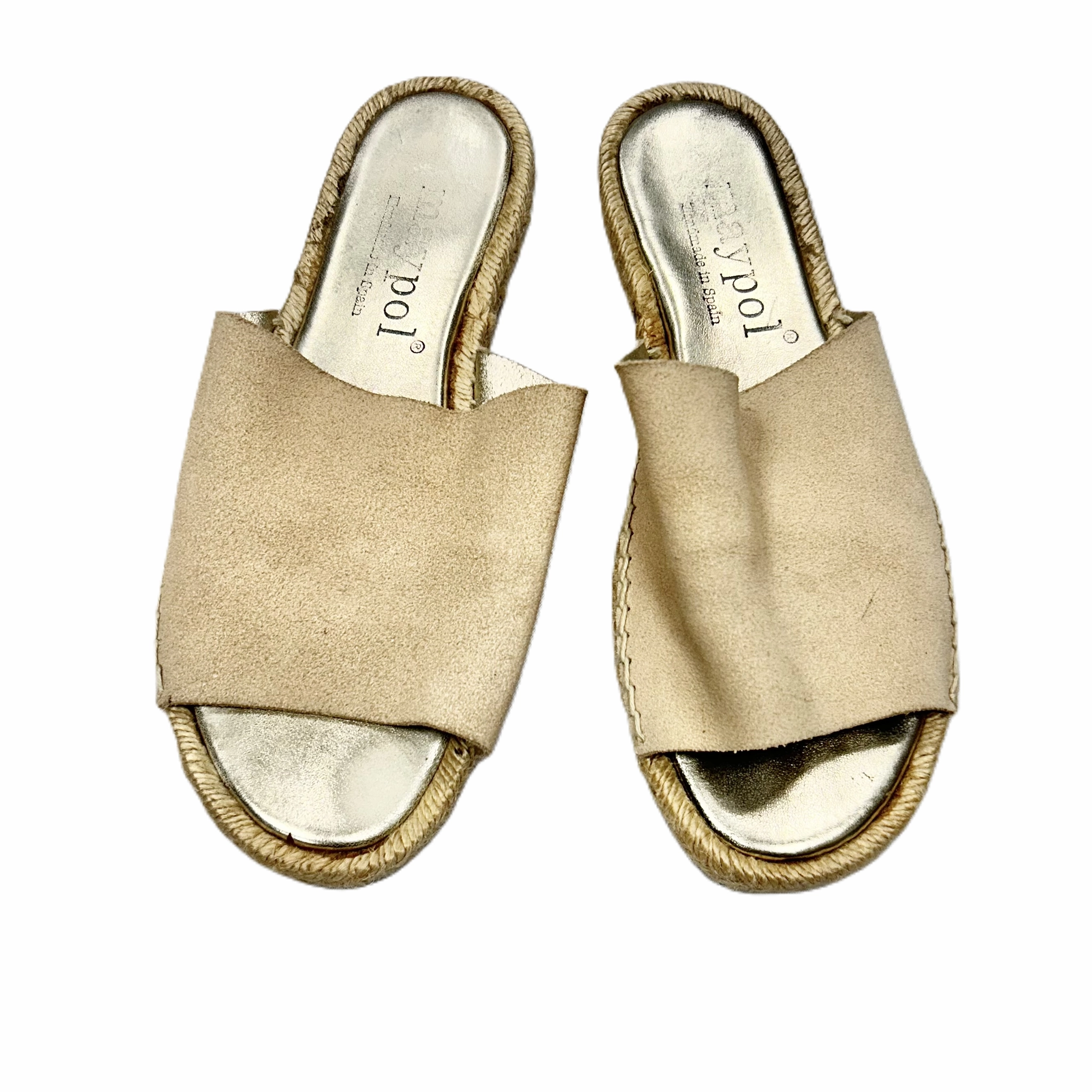 Closet Core Earth Base Tan Sandals Designer By Maypol, Size: 8