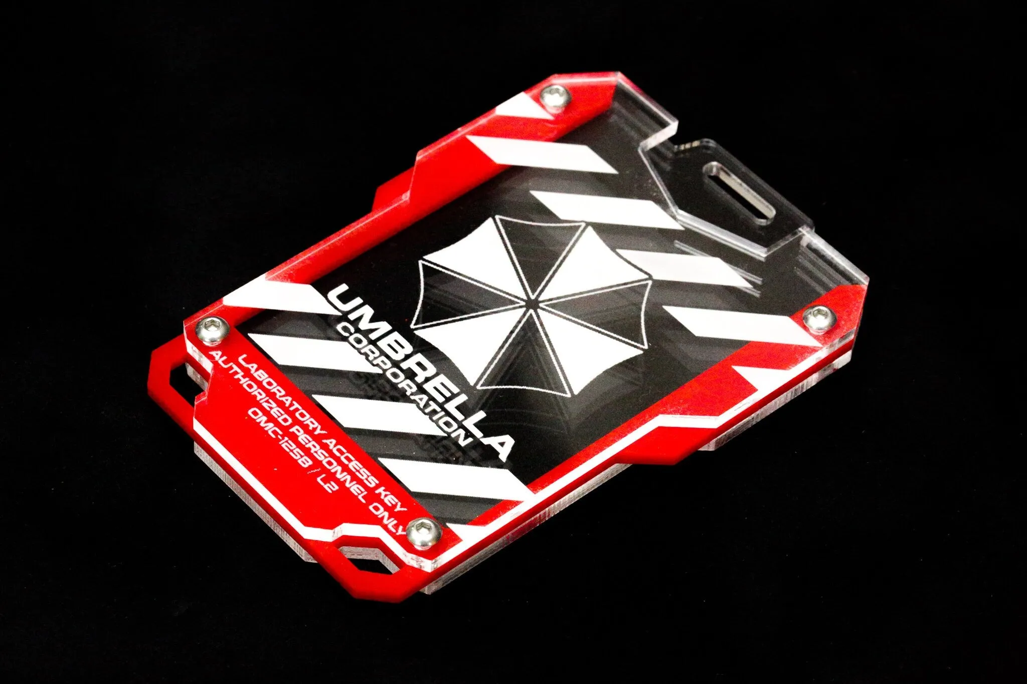 Umbrella Corp Cyberpunk keycard style card ID holder