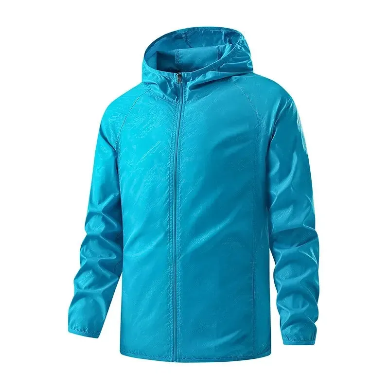 Unisex Waterproof Sun Protection Windbreaker Hiking Jacket