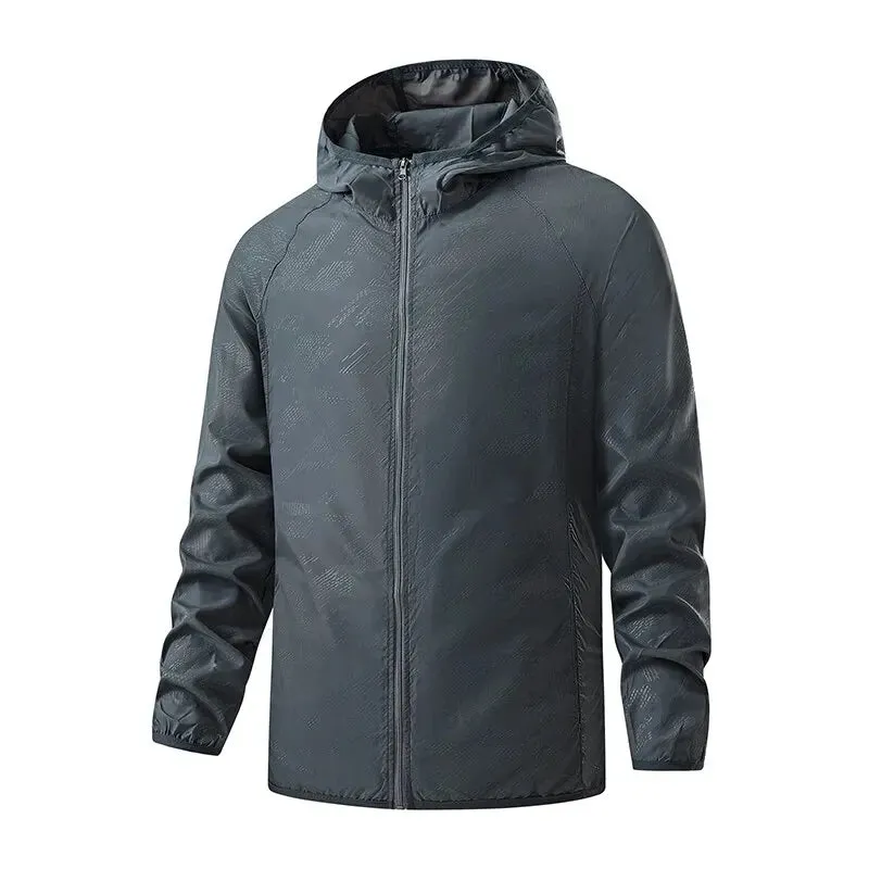 Unisex Waterproof Sun Protection Windbreaker Hiking Jacket