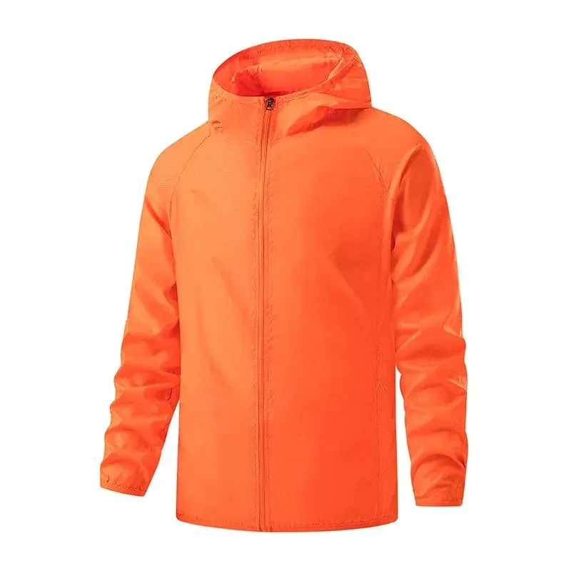 Unisex Waterproof Sun Protection Windbreaker Hiking Jacket