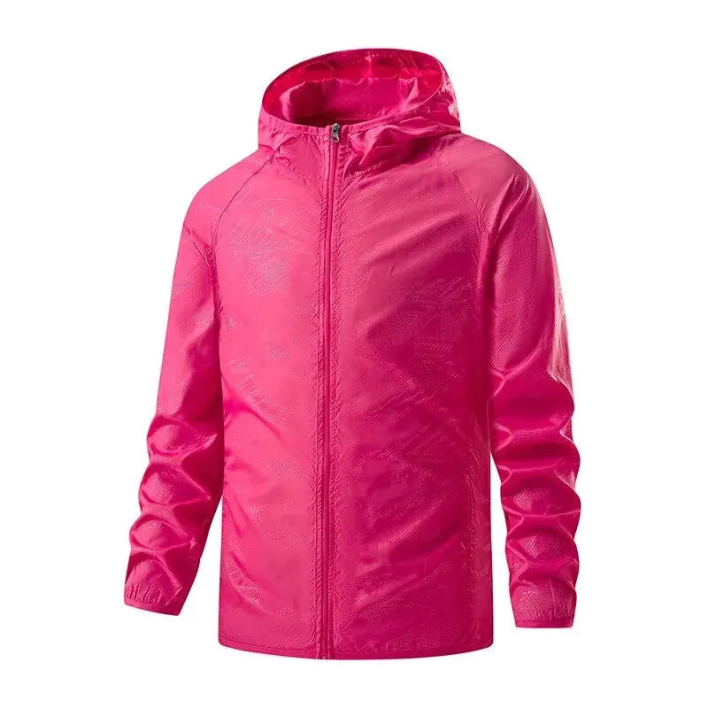 Unisex Waterproof Sun Protection Windbreaker Hiking Jacket