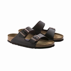 Modern Lifestyle Slides Fashion Adventure Slides Unisex Arizona Soft Footbed (Smooth Leather) - Amalfi Testa Di Moro