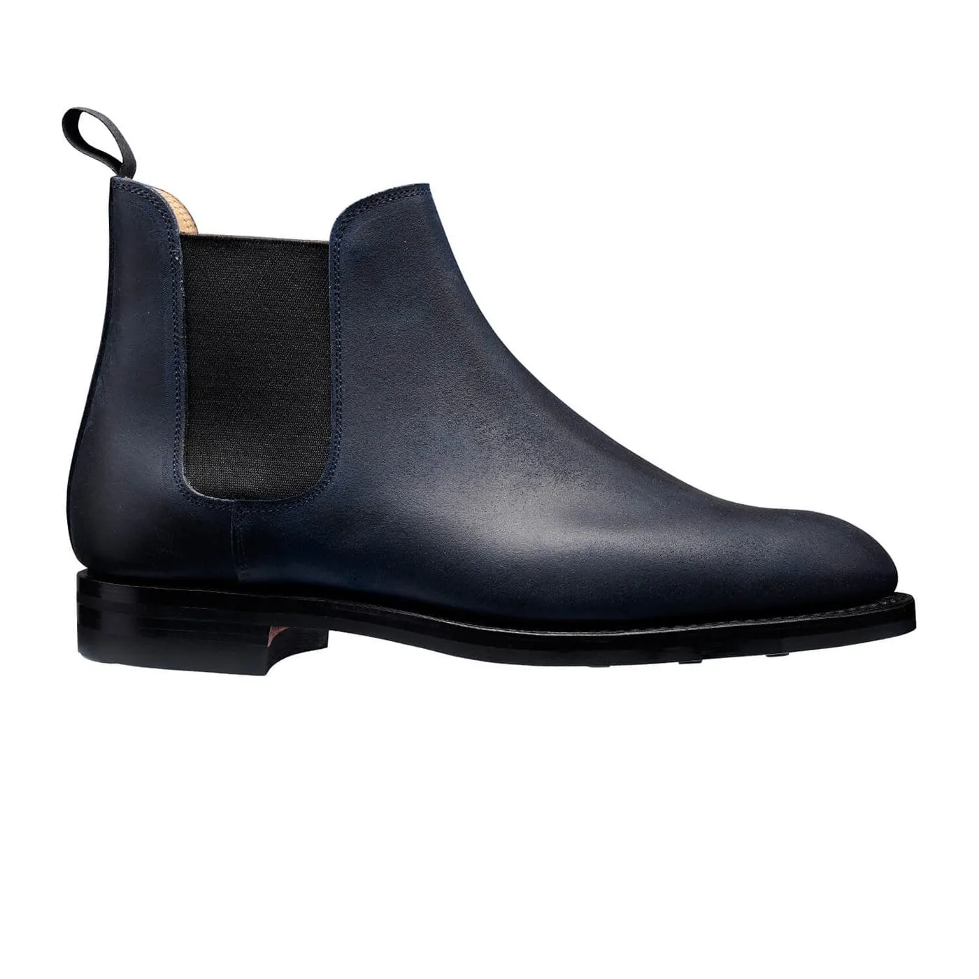 Chelsea 5 Navy Rough-Out Suede Smooth Design Elasticated
