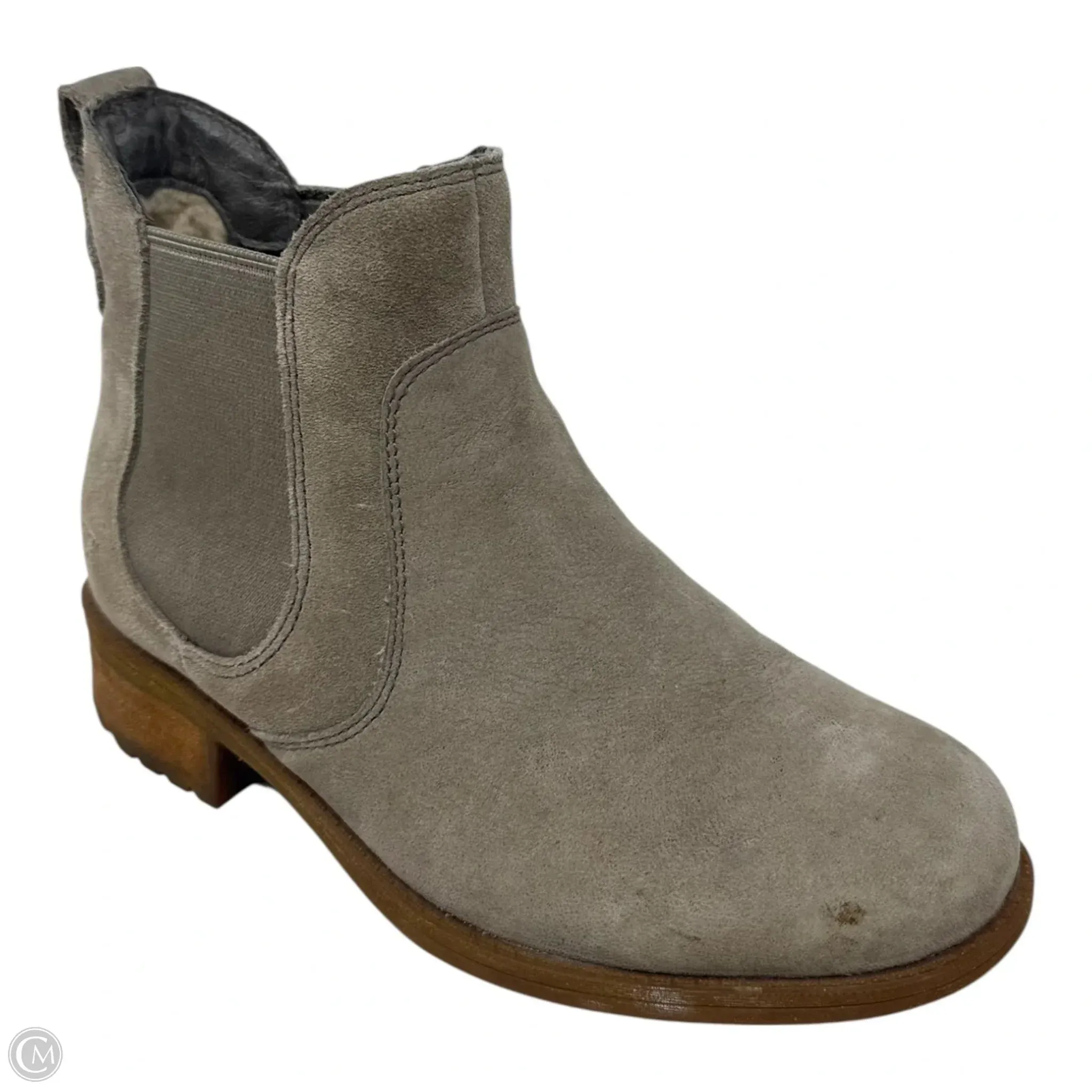 Boots Designer By Ugg In Grey, Size: 5.5 Path Free