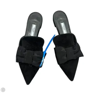 Shoes Luxury Designer By Prada In Black, Size: 7 Stability Heel Counter