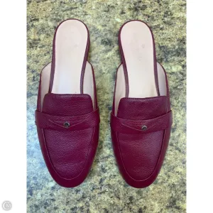 Seamless Interior Bone Aid Shoes Designer By Kate Spade In Maroon, Size: 9