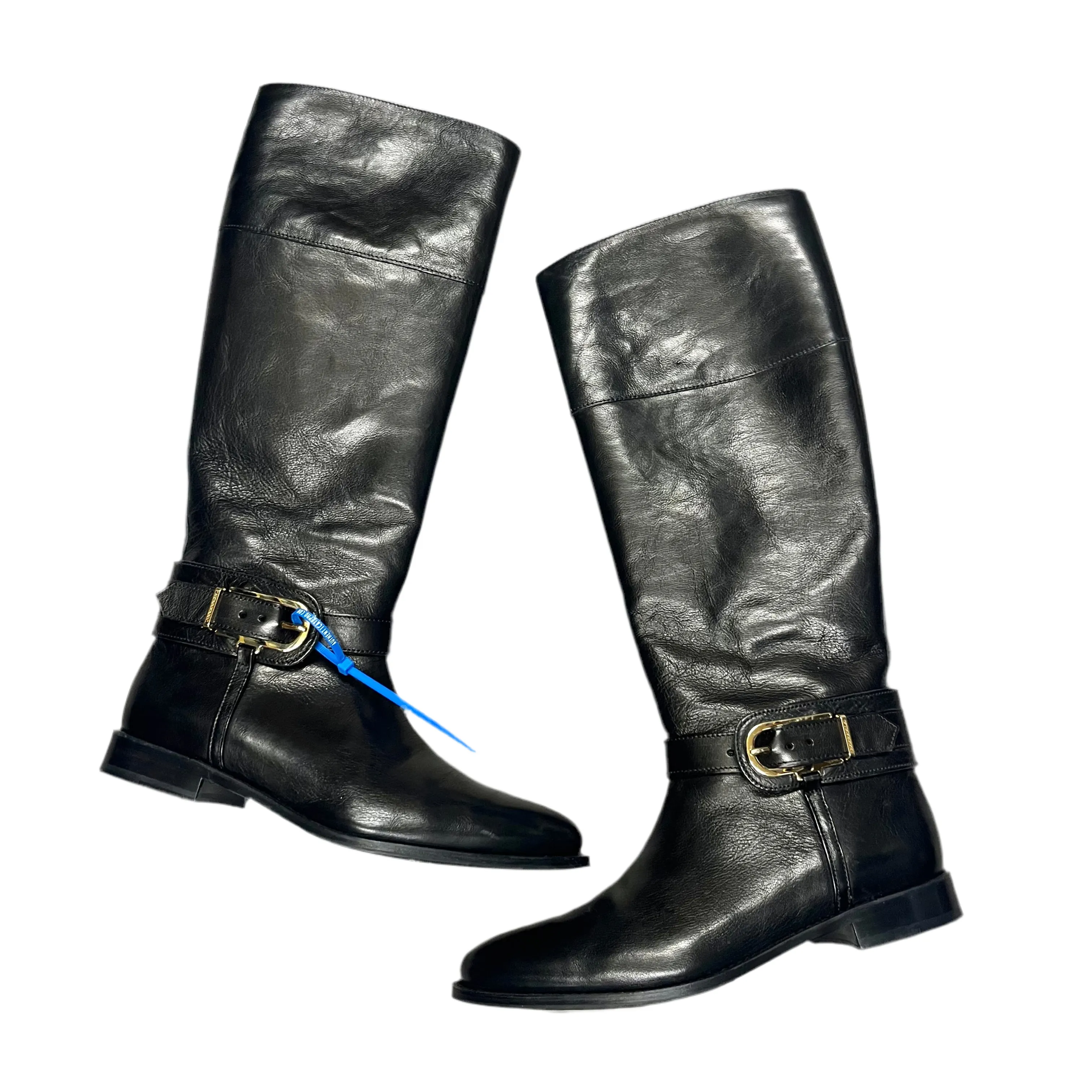 Comfortable Wear Boots Luxury Designer By Burberry In Black, Size: 9