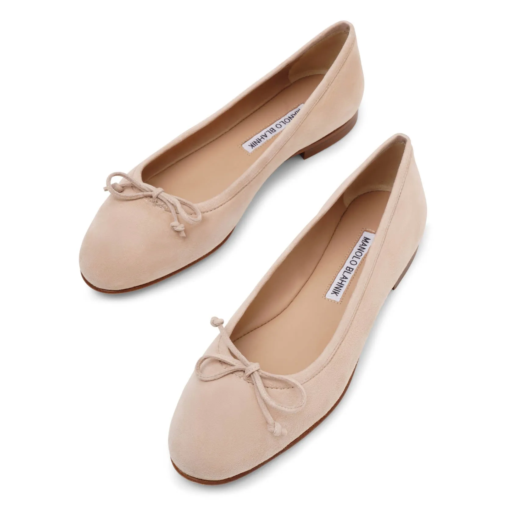 Veralli beige suede ballet flats
