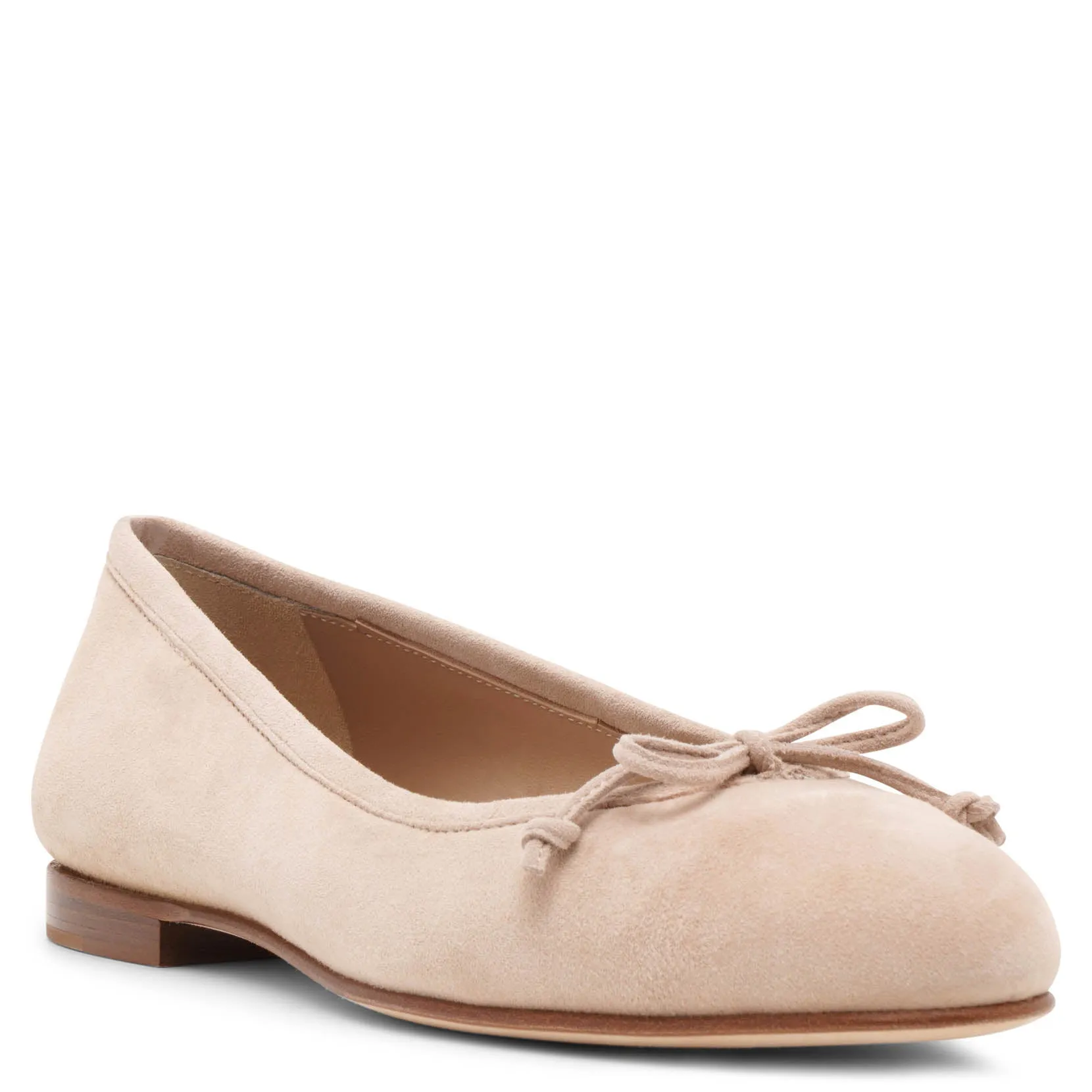 Veralli beige suede ballet flats