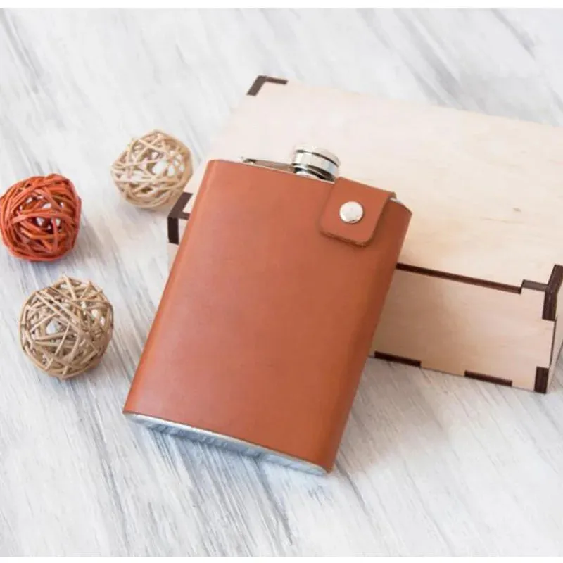 Viking Wine Flask Leather Holder Vintage Bottle Pot Case Bag Belt