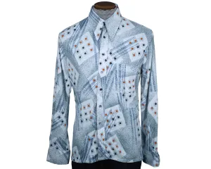 Vintage 70s Disco Shirt California Design Mens Size L