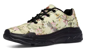 Vintage Dragonflies Chunky Sneakers
