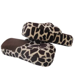 Vintage Y2k Playboy Bunny Platform Cheetah Print Slippers - W5.5