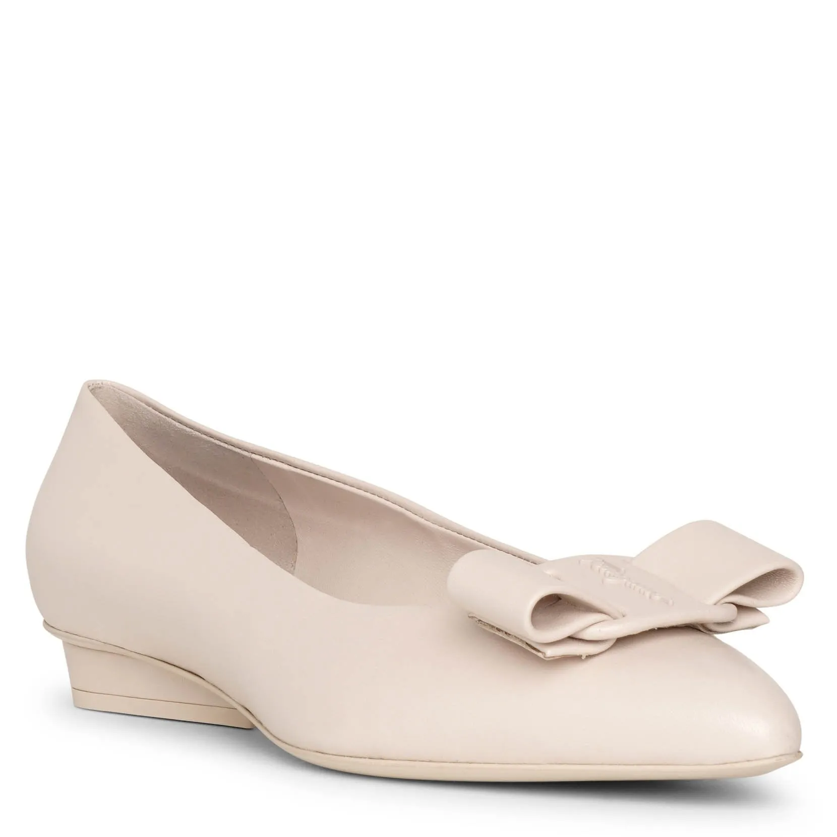 Viva bone flat pumps