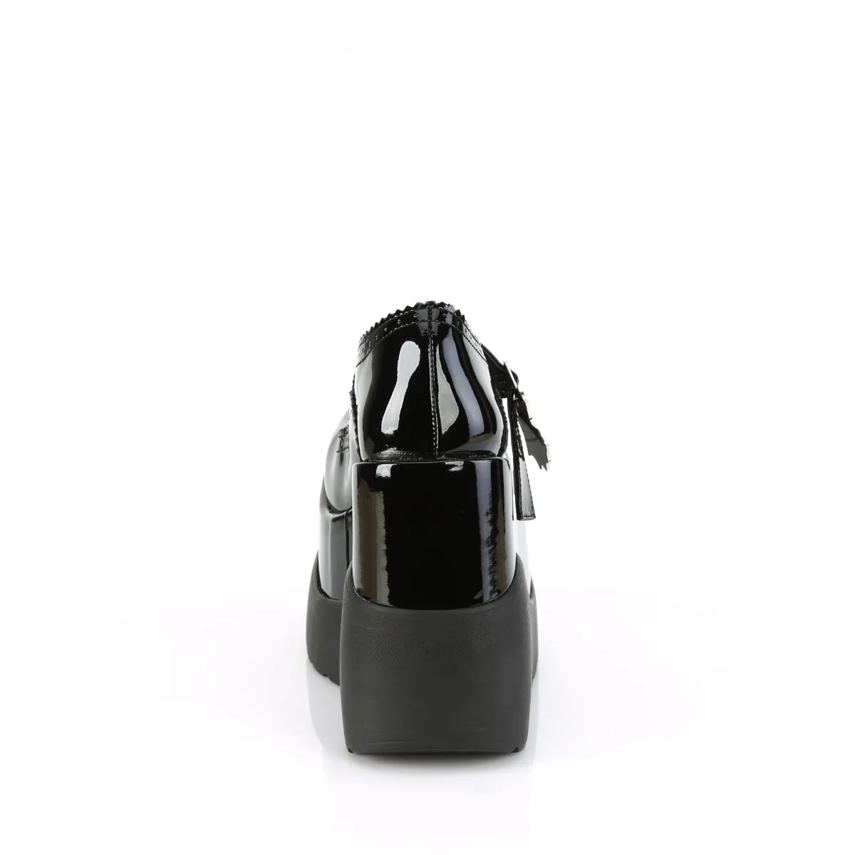 Void 38 Black Patent Platform Mary Jane Platform Shoes Demonia Direct