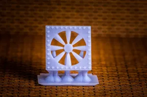 Wall Vent With Fan - HO Scale