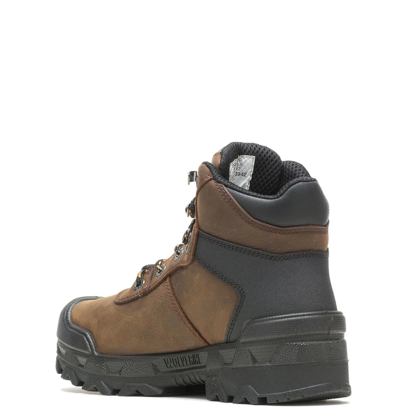 Warrior 6 Inch Composite-Toe Waterproof MetGuard Work Boot Dark Brown