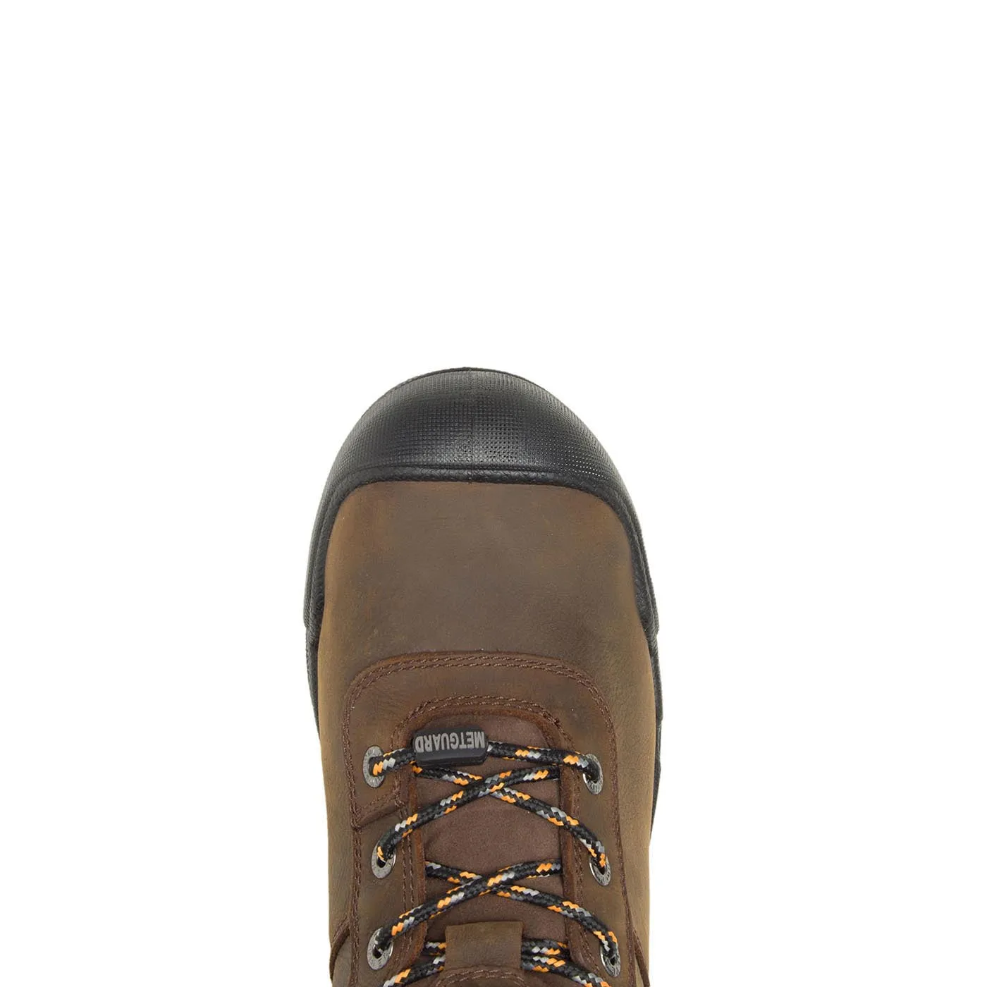 Warrior 6 Inch Composite-Toe Waterproof MetGuard Work Boot Dark Brown