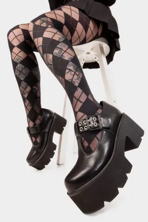 Watch Me Chunky Mary Jane Shoes