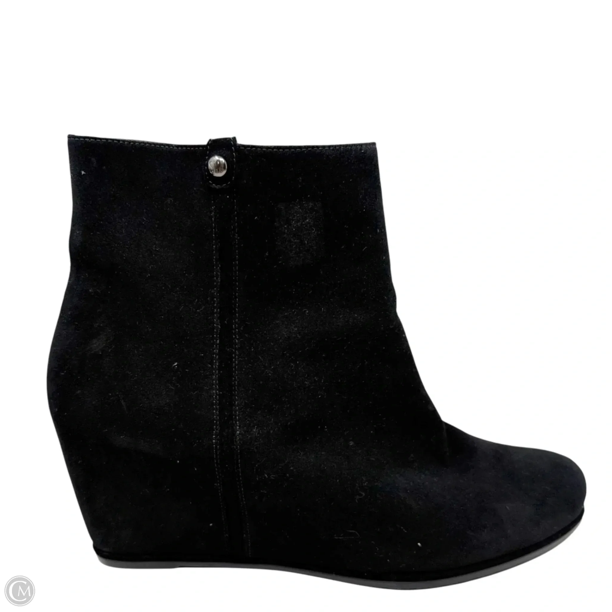 Storm Proof Sidetrack Wedge Boots Designer By Stuart Weitzman In Black, Size: 11.5