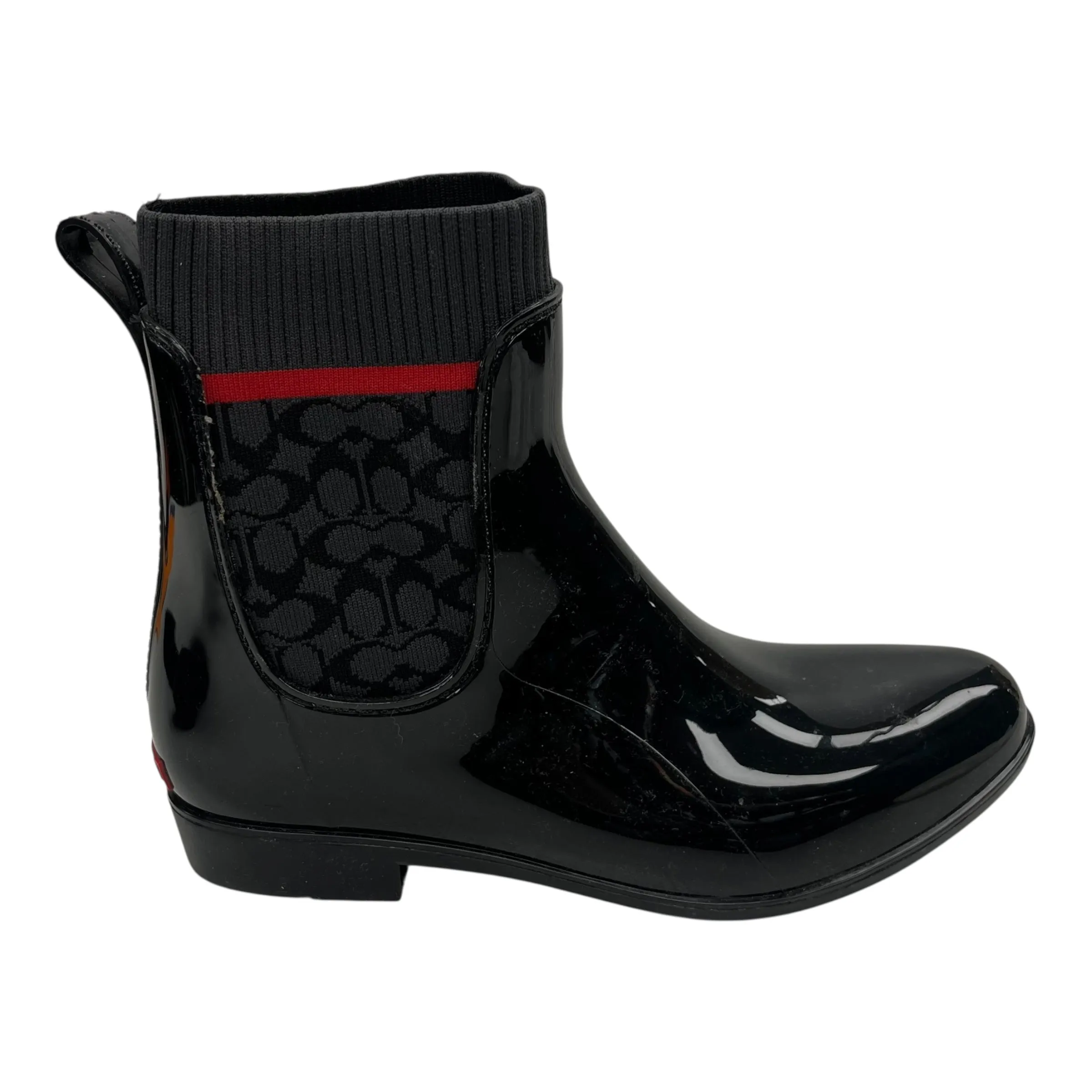 Low Profile Boots Designer By Coach In Black, Size:10