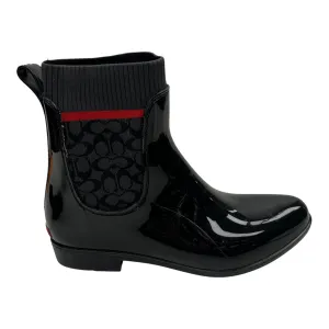Low Profile Boots Designer By Coach In Black, Size:10