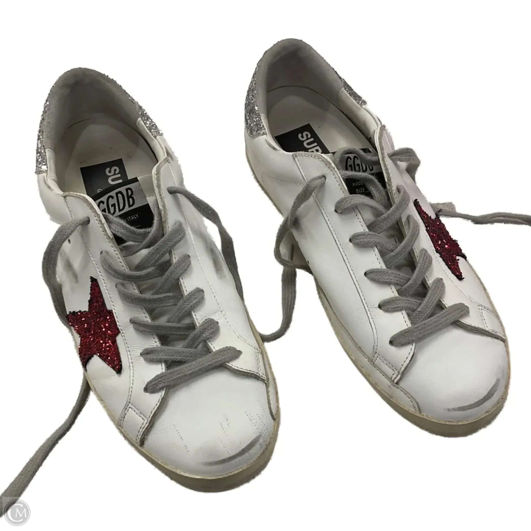 Hot Mood Shoes Luxury Designer By Golden Goose In White, Size: 8.5