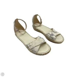 Comfort Walk Sandals Designer By Cole-Haan In Cream, Size: 8.5