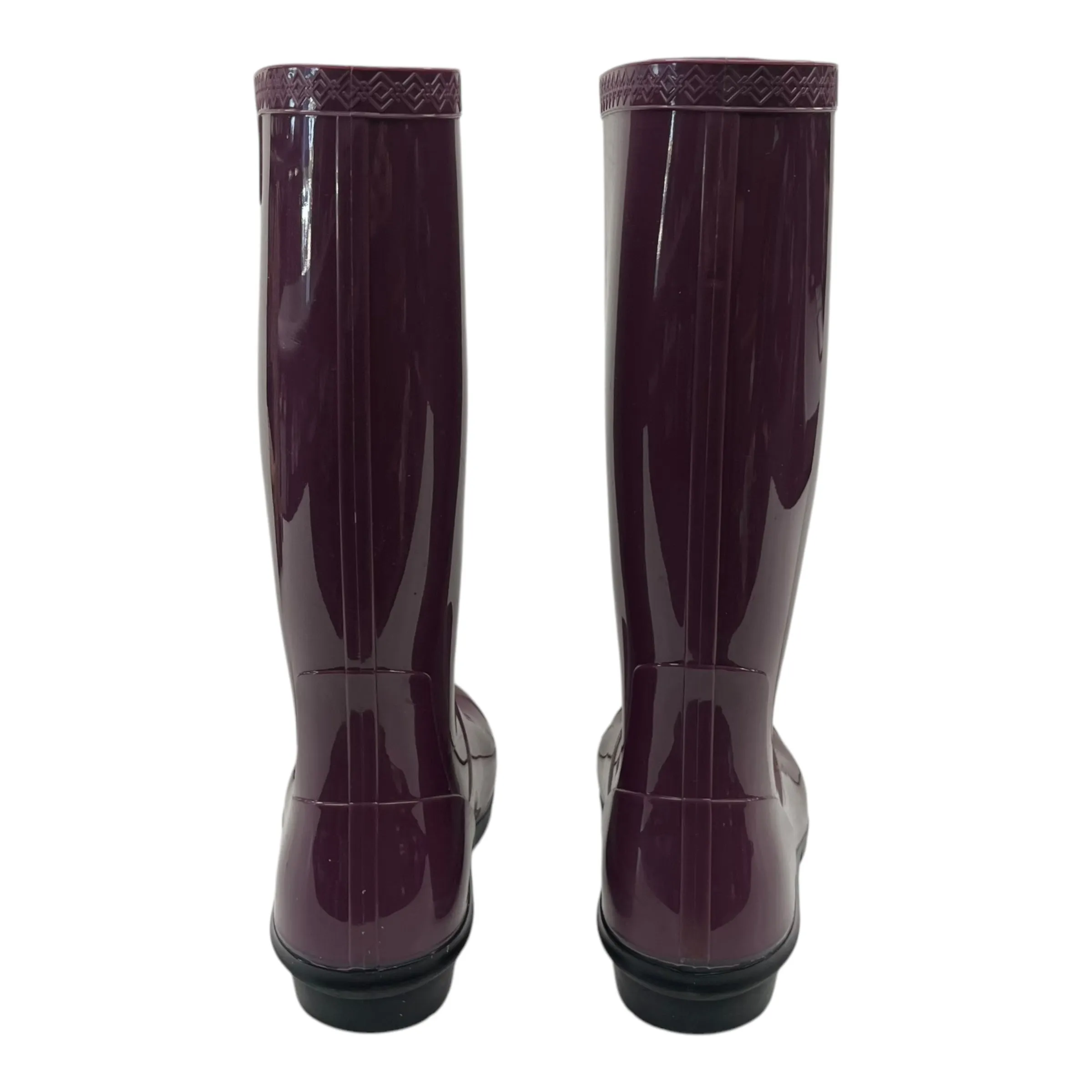 Boots Designer By Ugg In Purple, Size:8 Anti Slip Outsole