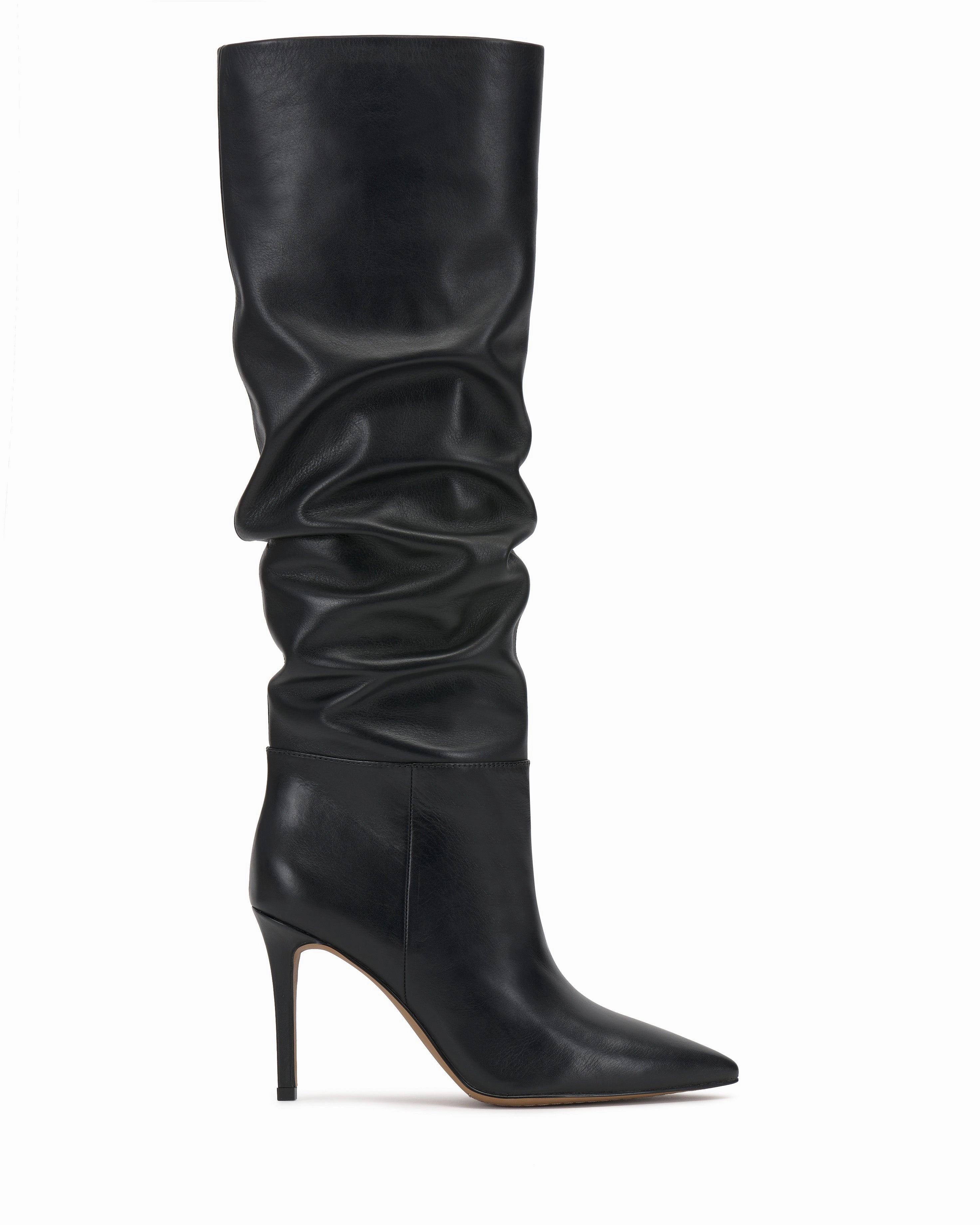 Stretch Fabric Weekend Trip Stretchable Collar Design Kashleigh Wide Calf Knee High Boot