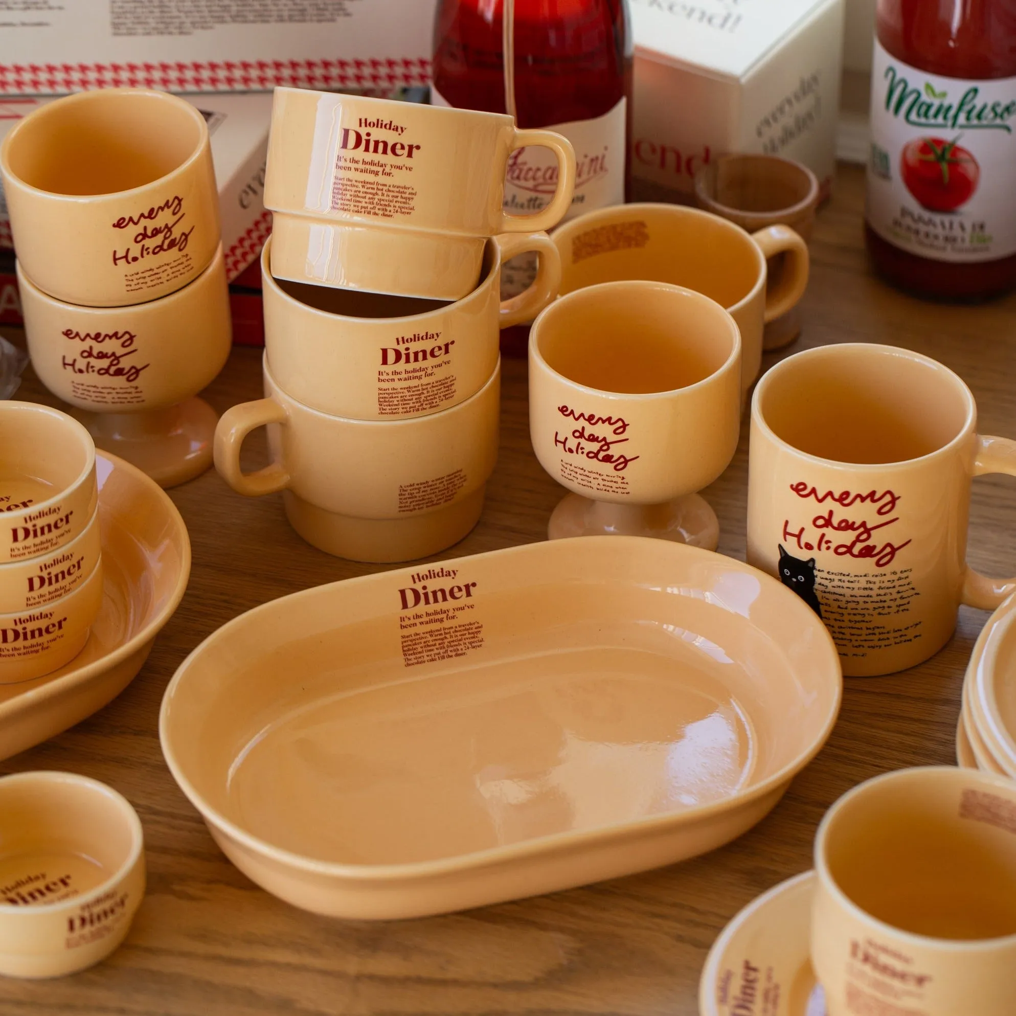 [weekend 7] Diner Wine Cup GIFT SET