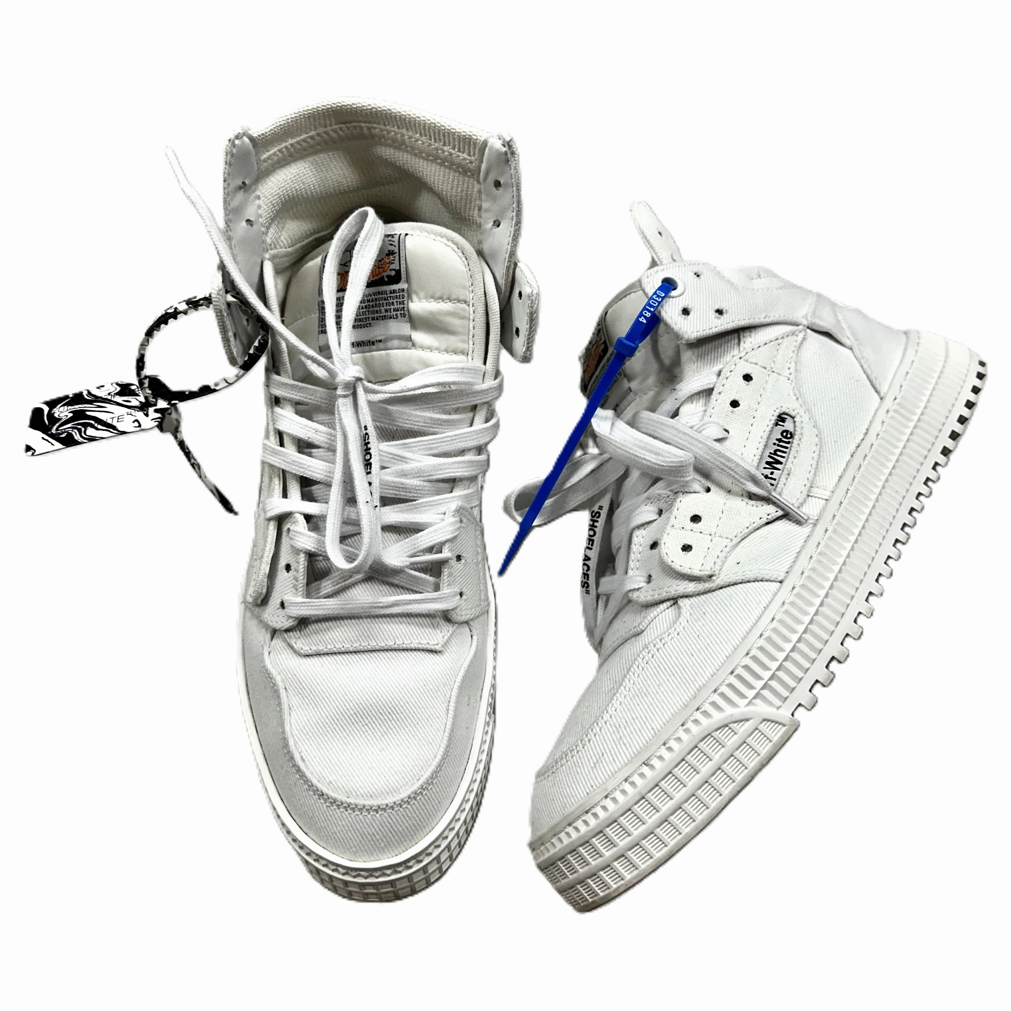 Cool Tone White Shoes Luxury Designer By Off-white, Size: 10.5