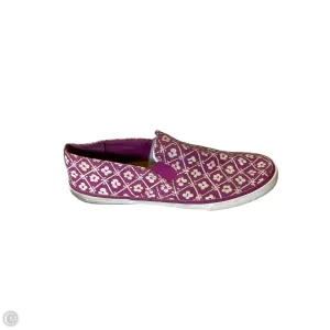 Trend Hot Shoes Designer By Tory Burch In Pink & White, Size: 10