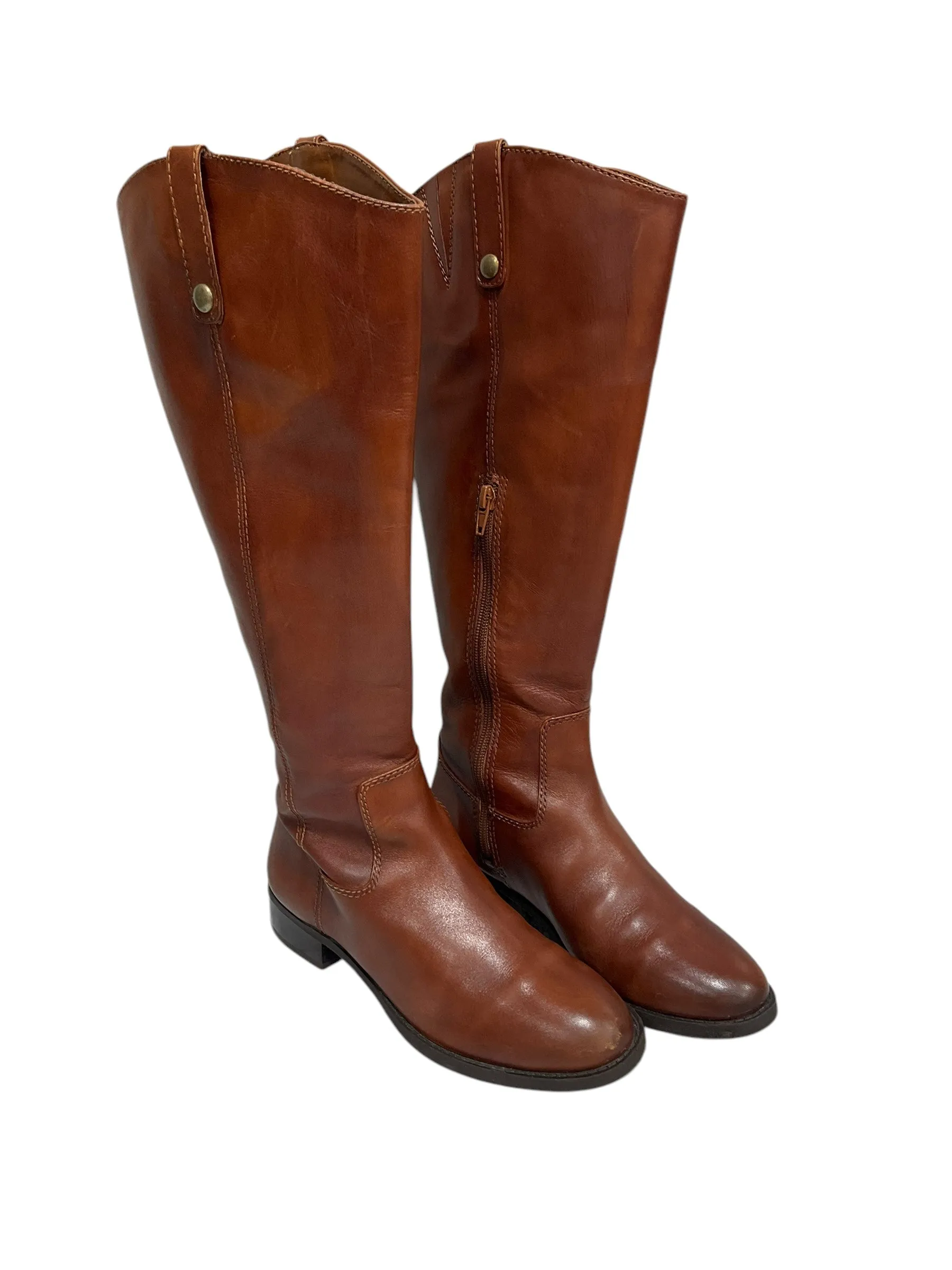 Arctic Cool Western Style Boots Knee Flats By Inc In Tan, Size: 6