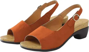 Women Square Toe Sandals Open Toe Strappy Heels Chunky Block Heel Ankle Strap Party Shoes